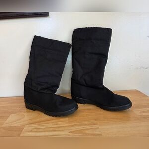 Toe Warmers Canada Black Winter Waterproof Women's Boots Size 9